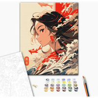 Malowanie po numerach BRUSHME, 40x50 cm, żywioł wody, 1 szt., w pudełku