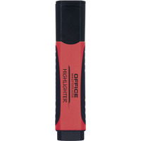 Zakreślacz OFFICE PRODUCTS z gumowym uchwytem, 2-5mm, czerwony