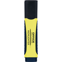 Zakreślacz OFFICE PRODUCTS z gumowym uchwytem, 2-5mm, żółty