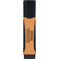 Zakreślacz OFFICE PRODUCTS z gumowym uchwytem, 2-5mm, pomarańczowy