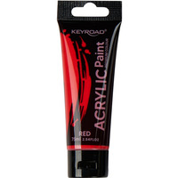 Farba akrylowa KEYROAD, 75ml, tubka, czerwona
