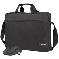 Torba do notebooka 15, 6 cali Wallaroo 2 z myszk bezprzewodow, czarna
