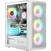 Obudowa Komputerowa Logic Portos ARGB Midi USB 3.0 Biała