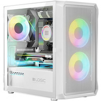 Obudowa Komputerowa Logic Portos ARGB Mini USB 3.0 Biaa