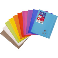 Zeszyt koverbook, w ok�adce z pp, 17x22 cm, w kratk�, 48 kartek, mix kolor�w CLAIREFONTAINE 951601C