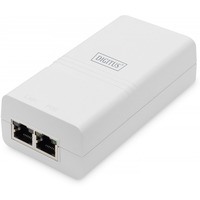Zasilacz/Adapter PoE 802.3af, max. 48V 15.4W Gigabit 10/100/1000 Mbps, aktywny, Biay