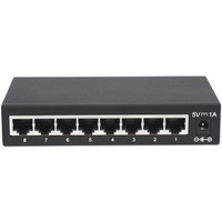 Przecznik Gigabit 8x 10/100/1000 Mbps RJ45 Desktop Metalowy