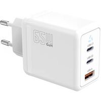 adowarka sieciowa 2x USB C + USB A Power Delivery biaa, GaN 65W