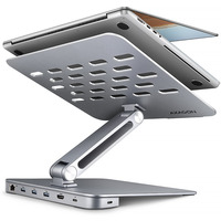 HMC-STND Stojak z wieloportowy hub Aluminiowy 7in1, 5Gbps, do 10