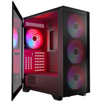 Obudowa komputerowa MISTRAL ARGB FLOW MIDI USB 3.0x2 Czarna