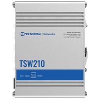 Przecznik niezarzdzalny TSW210 Switch 2xSFP 8xGbE DIN RAIL Back Panel
