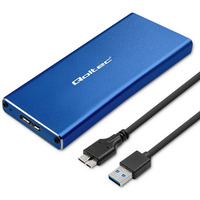 Obudowa | kiesze na dysk M.2 SSD | SATA | NGFF | USB 3.0 | Superspeed 5Gb/s | 2TB | Niebieska