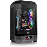 Obudowa - The Tower 300 Tempered Glass x 3, CT140 Fan x 2 Czarna