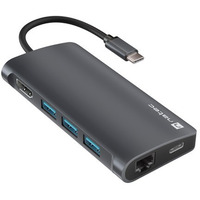 Multiport Adapter Fowler 2 V2 USB-C->HUB USB 3.0 3X, HDMI4K