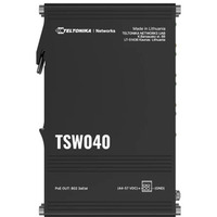Przecznik niezarzdzalny Industrial switch TSW040 8xPoE+, 8x10/100 Eth, DIN