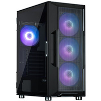Obudowa I3 Neo ATX Mid Tower Black ARGB fan x4