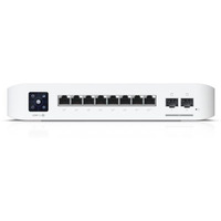 Przecznik UniFi 8 PoE USW-PRO-8-POE, 6 portw 1 GbE PoE+, 2 porty 1 GbE PoE++, 2 porty 10G SFP+, 120W