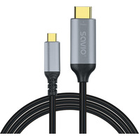 Kabel USB-C do HDMI v2.0b, 3m, mied� CL-184