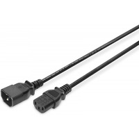 Kabel przeduajcy zasilajcy Typ IEC C14/IEC C13 M/ czarny 1, 8m