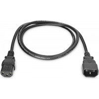 Kabel przeduajcy zasilajcy Typ IEC C14/IEC C13 M/ czarny 5m