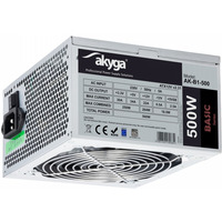 Zasilacz ATX 500W AK-B1-500 P4 PCI-E 6+2 pin 3x SATA 2x Molex PPFC FAN 12cm