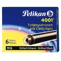 Naboje do pir, krtkie niebiesko-czarne 301184 Pelikan