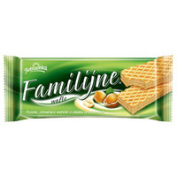 Wafle FAMILIJNE Orzechowe 180g JUTRZENKA