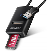 ADM2-AM Adapter USB3.2 Gen 2 M.2 NVMe/SATA SSD 10Gbps 10cm USB-A cable