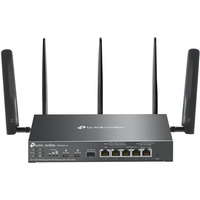Brama sieciowa gigabitowa Omada 4G+ Cat6 AX3000 VPN with 4-Port PoE+PORT: 1 Gigabit SFP WAN/LAN Port, 1 Gigabit RJ45 WAN Port, 4 Gigabit WAN/LAN