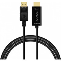 Kabel Display Port do HDMI CL-189 4K 60Hz, 1, 5m