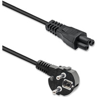 Kabel zasilajcy ktowy SCHUKO | IEC C5 | koniczynka | 3x1.0mm2 |1.5m