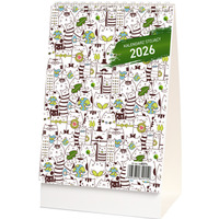 Kalendarz stoj�cy tygodniowy KB037B mix 2026 WOKӣ NAS