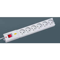 Listwa przeciwprzepięciowa LX 610, 1L, 3, 0m, szara