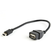 Kabel OTG USB Mini BM -> USB AF 15cm