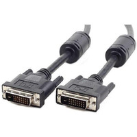 Kabel DVI-D(M)/DVI-D(M)(24+1) Dual Link Ferryt 1.8M Czarny