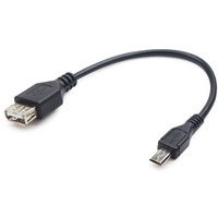 KABEL USB MICRO BM->AF USB 2.0 OTG 15CM długi wtyk