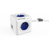 Listwa zasilająca PowerCube Extended USB 1,5m 2402BL/FREUPC Niebieska