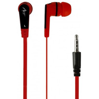 Słuchawki douszne z mikrofonem S2D czerwone smartfon/Mp3/tablet