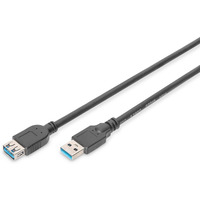 Kabel przedłużający USB 3.1 Gen.1 SuperSpeed 5Gbps Typ USB A/USB A M/Ż 3m Czarny