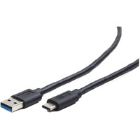 Kabel USB Type-C(M)-AM 3.0 1m czarny