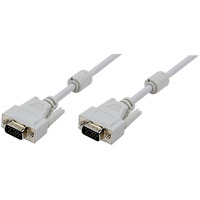Kabel danych VGA 3m 2xferryt Szary