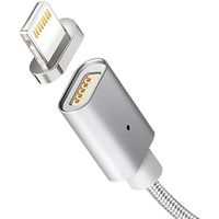 Kabel lightning USB magnetyczny silver MCE161- Quick & Fast Charge