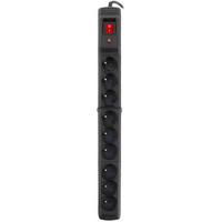 Listwa przeciwprzepiciowa Multi M9 1.5m czarna (9 gniazd)