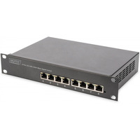 Przecznik 10 cali Rack 8-portowy Gigabit Ethernet, 8x10/100/1000Mbps