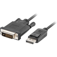 Kabel DisplayPort - DVI-D(24+1) M/M 1m czarny