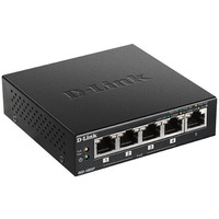 Switch DGS-1005P 5xGbE (4xPoE+ 60W)