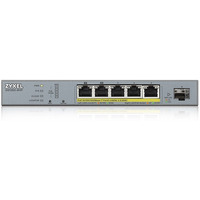 Przecznik zarzdzalny GS1350-6HP CCTV PoE LR 60W 802.3BT