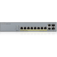 Przecznik zarzdzalny GS1350-12HP CCTV PoE LR 130W