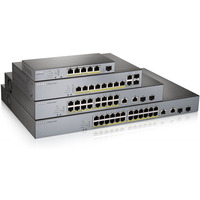 Przecznik zarzdzalny GS1350-26HP CCTV PoE LR 375W