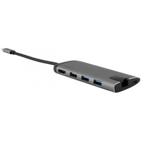 Multi Port USB-C 3.1, 3x USB 3.0, HDMI 4K, type-c, RJ-45, SD/micro SD